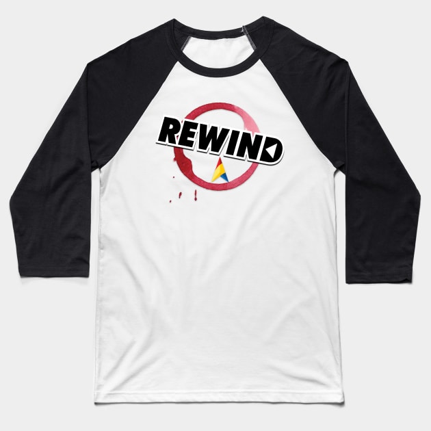 Rewind Baseball T-Shirt by Trek Geeks